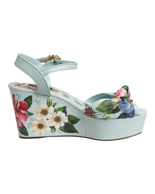 Dolce & Gabbana Blue Wedges