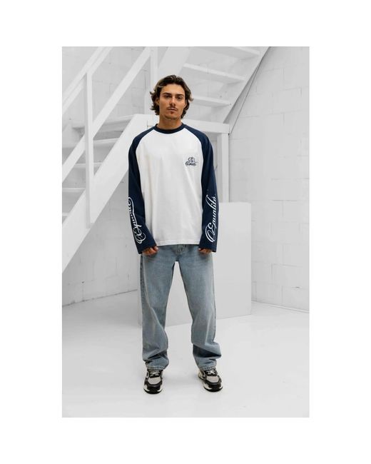 Long Sleeve Tops Equalite de hombre de color Blue