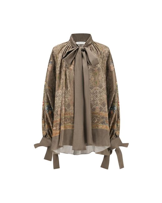 Into The East Brown Blouses