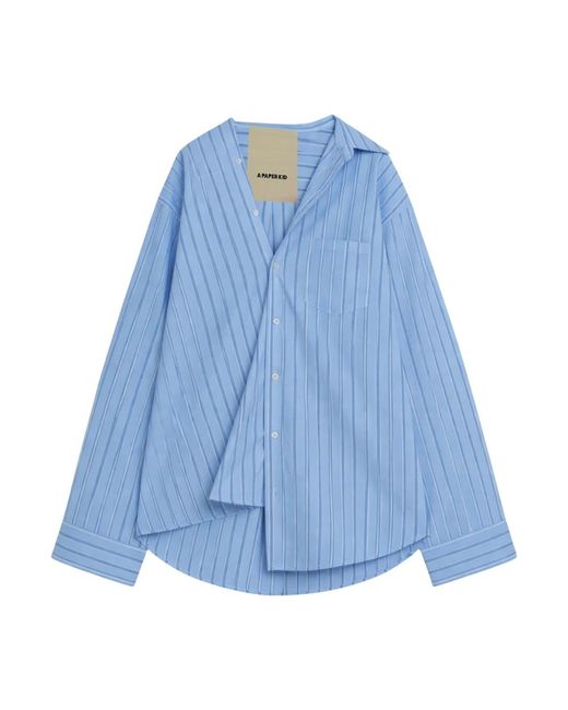 A PAPER KID Blue Shirts