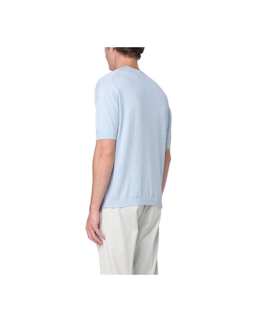 ARMANI EXCHANGE Blue Round-Neck Knitwear for men