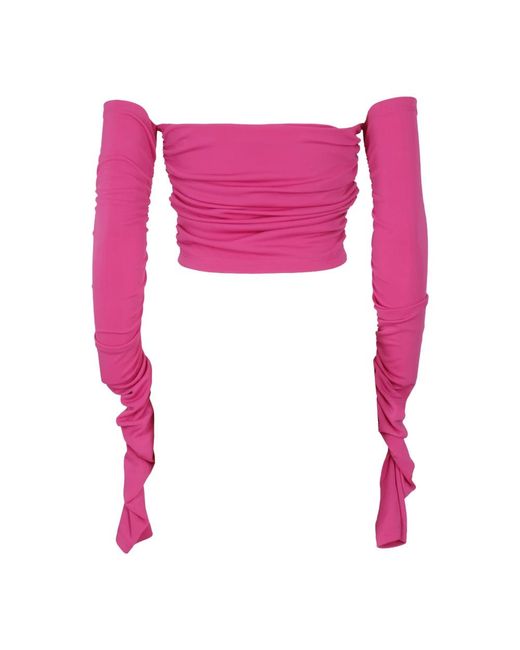 ANDAMANE Pink Long Sleeve T-Shirts