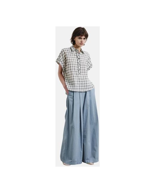 Pomandère Blue Wide Trousers