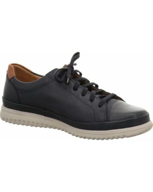Mephisto Monochromer Sneaker Für Herren in Black für Herren