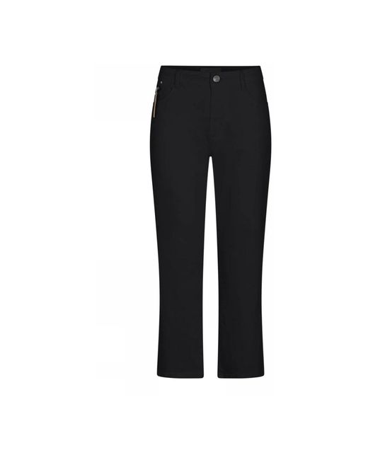 Cro Broeken ,Zwart ,Denim Sophia Denim Zwarte Broek in het Black