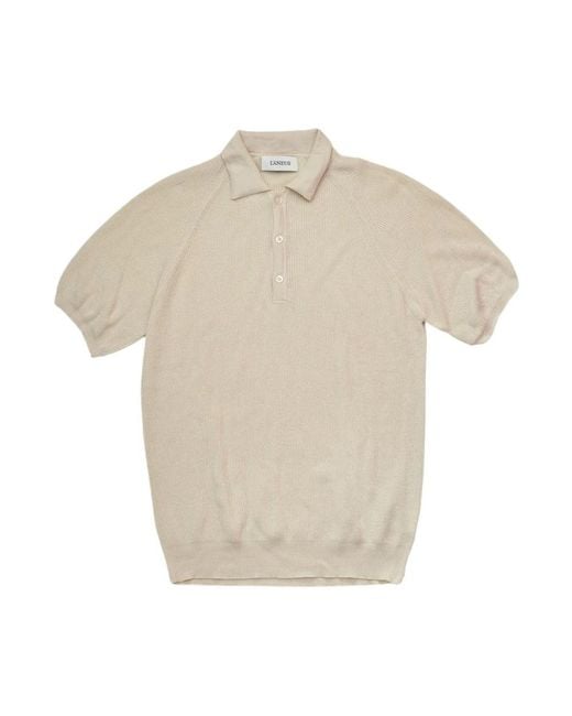 Laneus Natural Polo Shirts for men