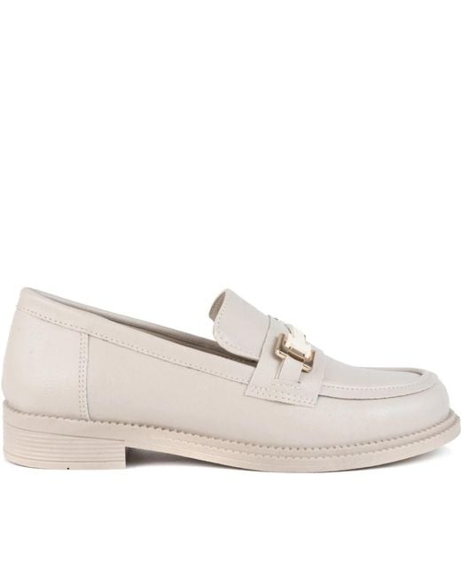 Vaani White Loafers