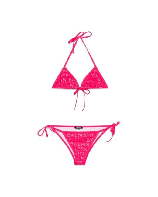Balmain Pink Bikinis