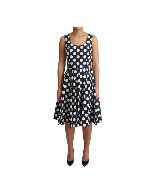 Dolce & Gabbana Black Midi Dresses
