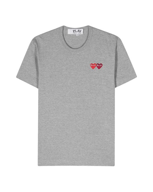 COMME DES GARÇONS PLAY Gray T-Shirts for men