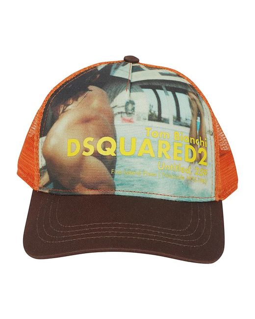 DSquared² Tom Bianchi Baseball Cap in Multicolor für Herren