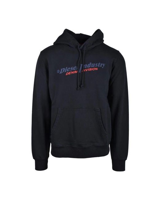 DIESEL Baumwollstrickpullover in Blue für Herren