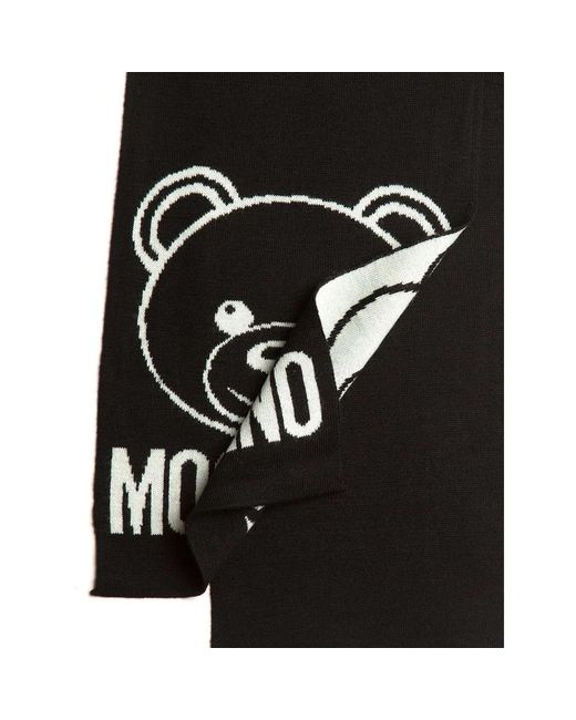 Moschino Black Winter Scarves