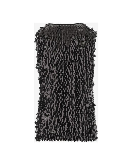 Niccolò Pasqualetti Black Sleeveless Tops