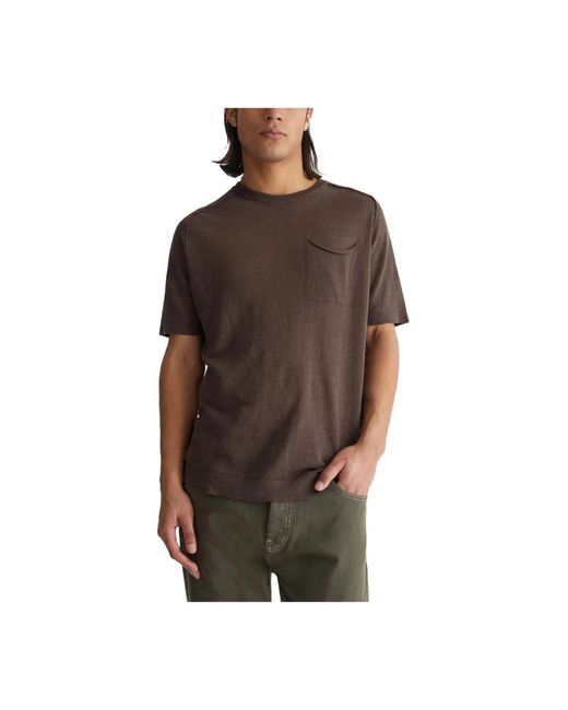 Liu Jo Braunes casual t-shirt in Brown für Herren