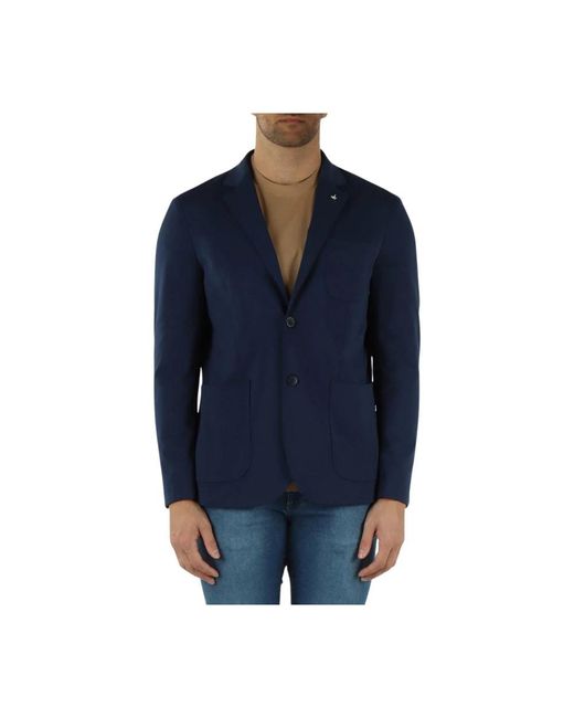 AT.P.CO Blue Blazers for men