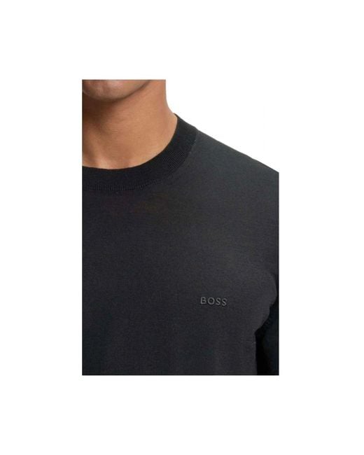Boss H-Leno Pullover in het Black voor heren