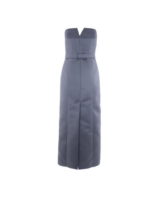 P.A.R.O.S.H. Kleedjes ,Blauw ,Polyester Gowns in het Blue
