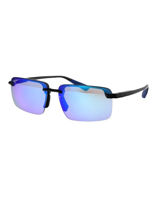 Laulima occhiali da sole eleganti di Maui Jim in Blue da Uomo