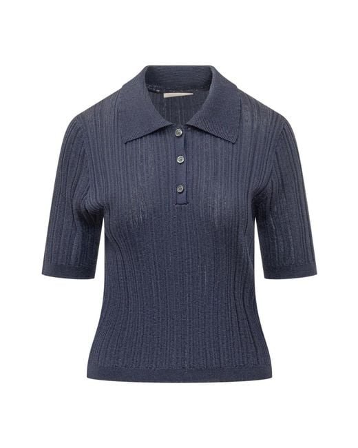 ATOMOFACTORY Blue Polo Shirts