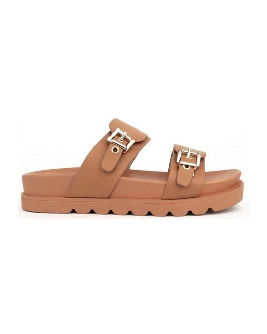 Stella York Brown Braune Offene Sandalen