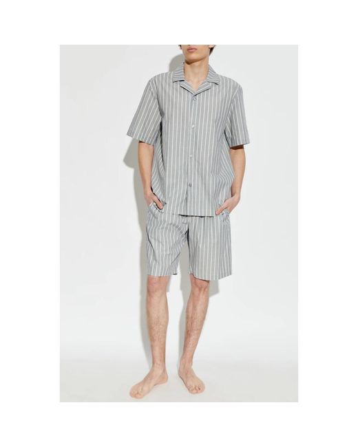 Pyjamas Hanro de hombre de color Gray