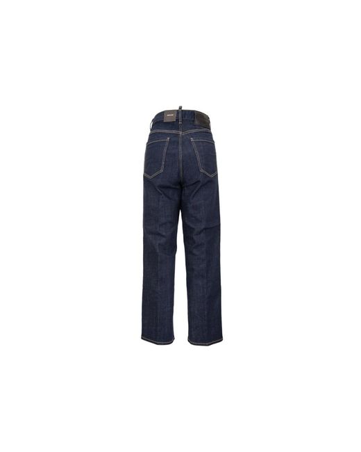 DSquared² Jeans ,Blauw ,Katoen Straight Jeans in het Blue
