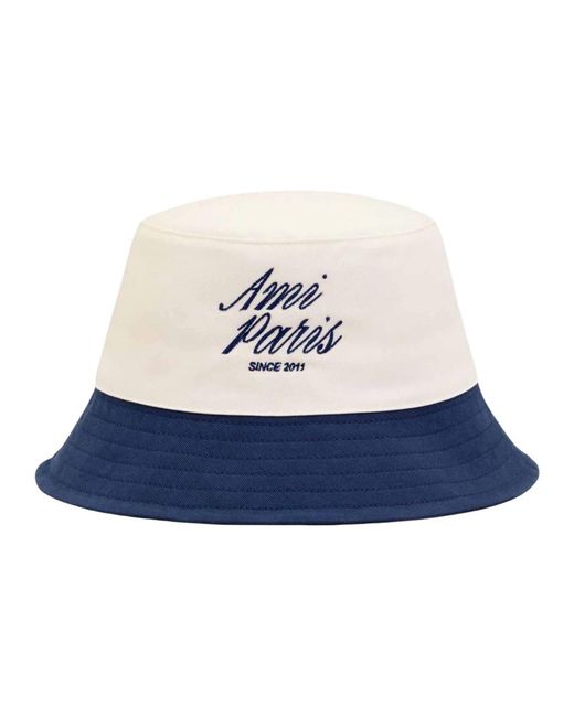 AMI Adc Bucket Hat in het Blue