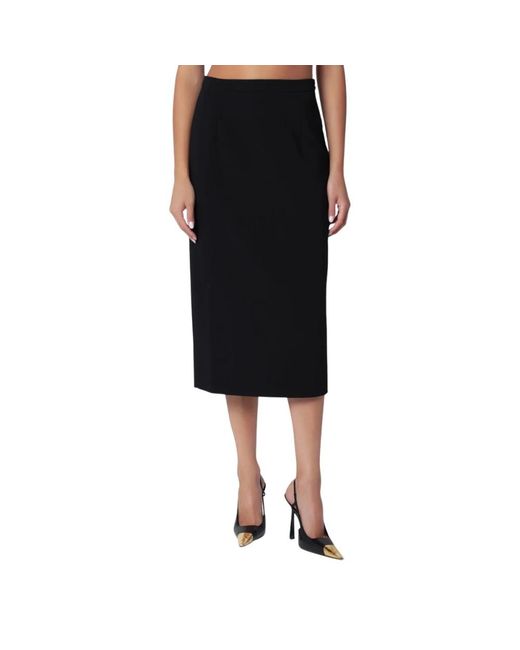 Alessandra Rich Black Pencil Skirts