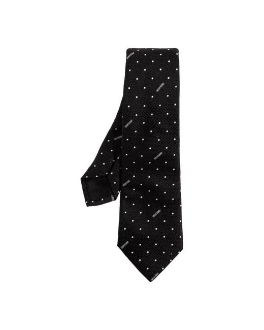 Ties di Moschino in Black