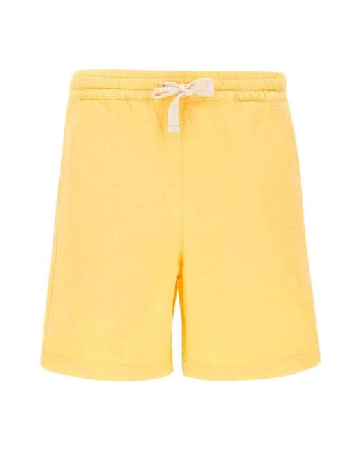 Drole de Monsieur Yellow Casual Shorts for men