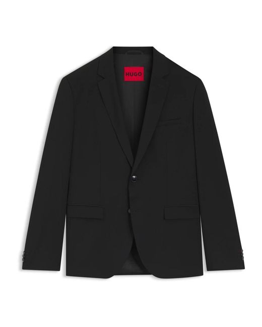 HUGO Jassen ,Zwart ,Wol Arti 253X-Mh Blazer in het Black voor heren