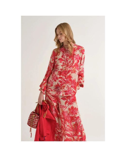 Maliparmi Red Blouses