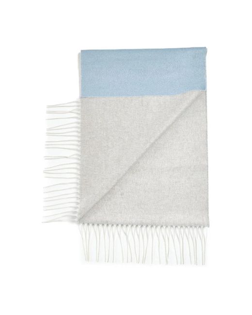 D4.0 Blue Winter Scarves for men