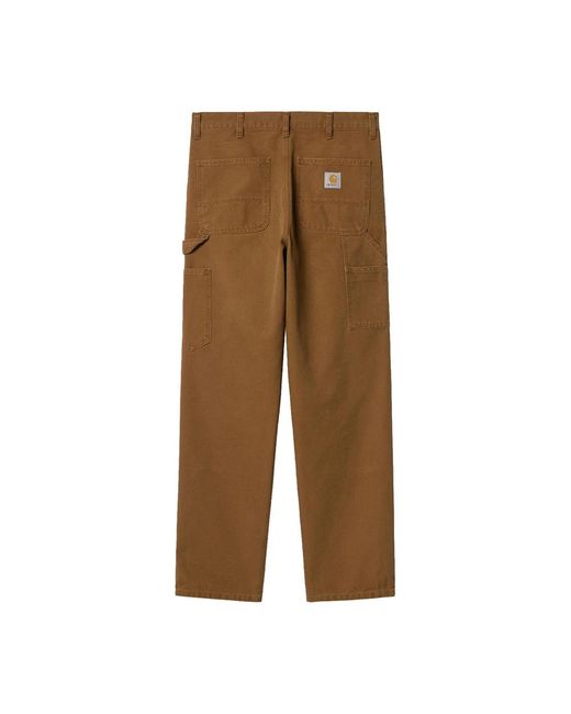 Carhartt Brown Straight Trousers for men