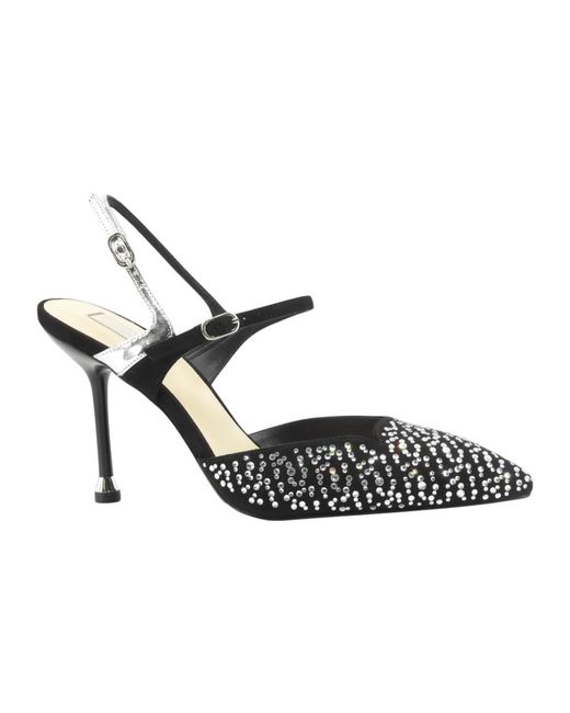Liu Jo Schoenen ,Zwart ,Pumps in het Metallic