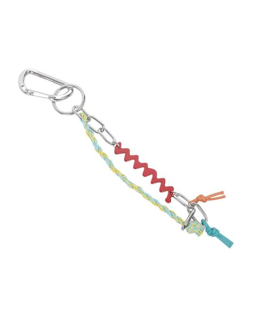 Marni Metallic Keychains for men