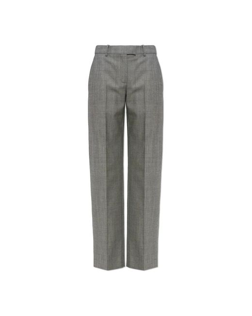 McQueen Wool Broeken in het Gray