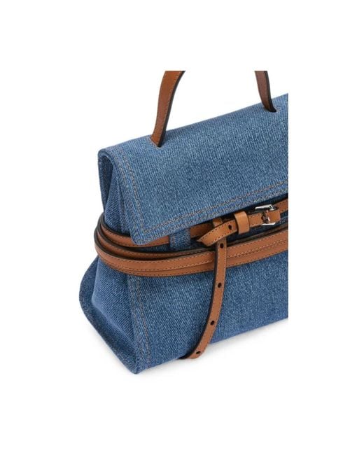 Moschino Blue Handbags