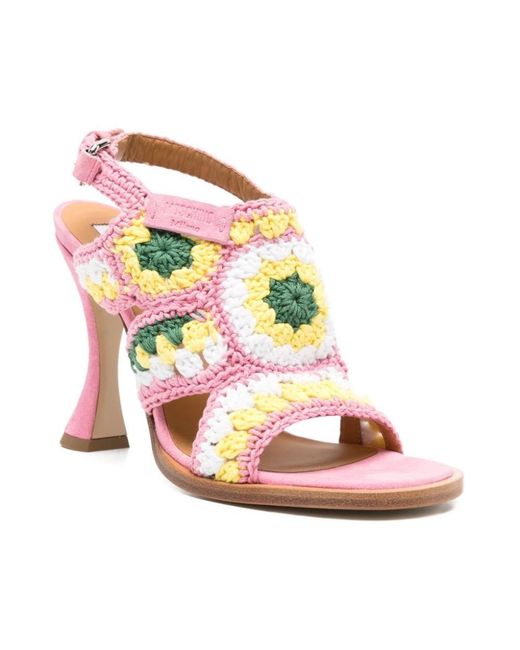 Moschino Pink High Heel Sandals
