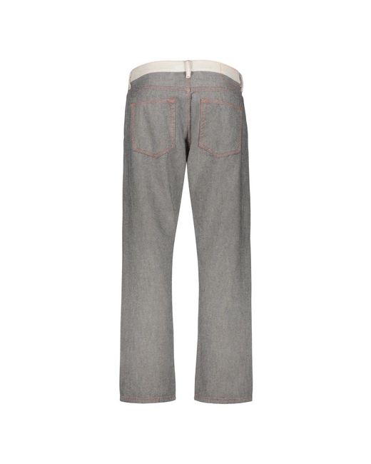 DIESEL Gray Jeans 5 Pockets for men