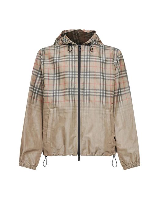 Burberry Jassen ,Veelkleurig ,Polyester Light Jacket in het Brown voor heren