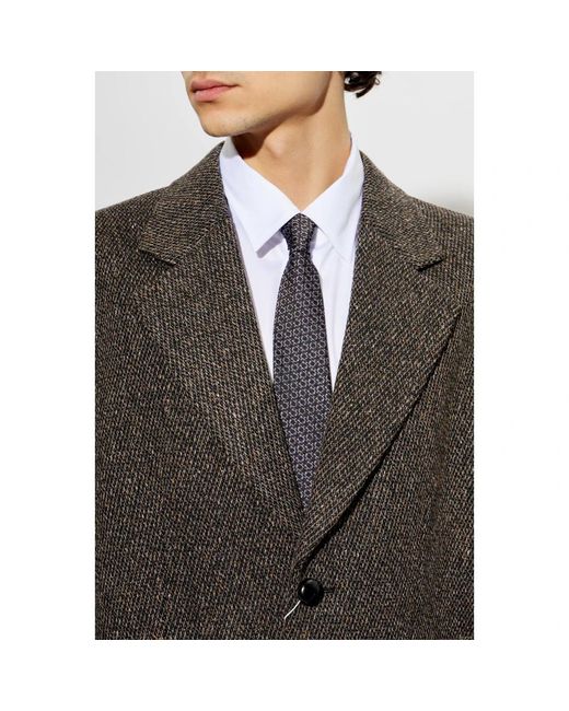 Ties di Ferragamo in Black da Uomo