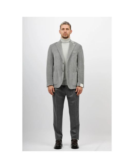 L.b.m. 1911 Gray Blazers for men