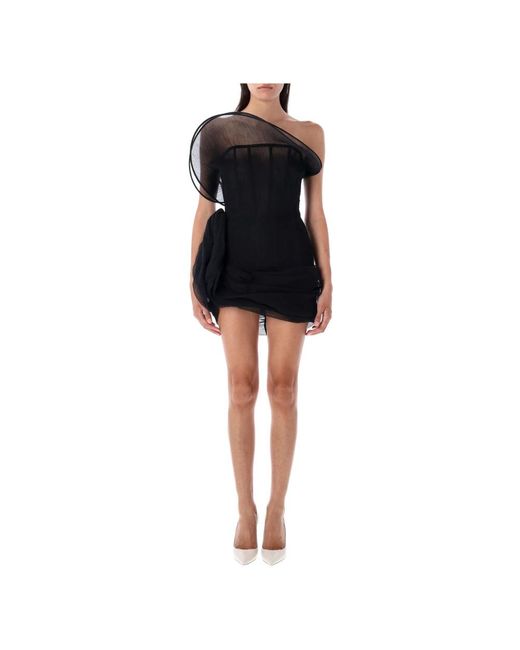 Magda Butrym Black Short Dresses