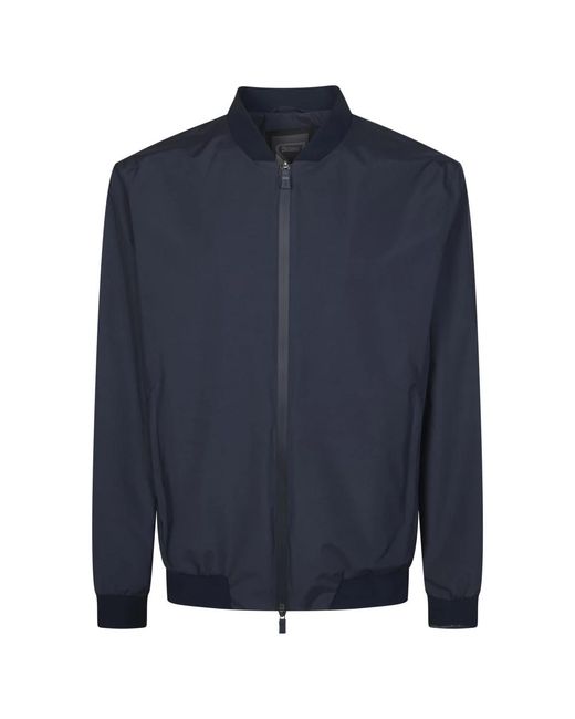Herno Jassen ,Blauw ,Polyester Functionele Bomberjack in het Blue voor heren