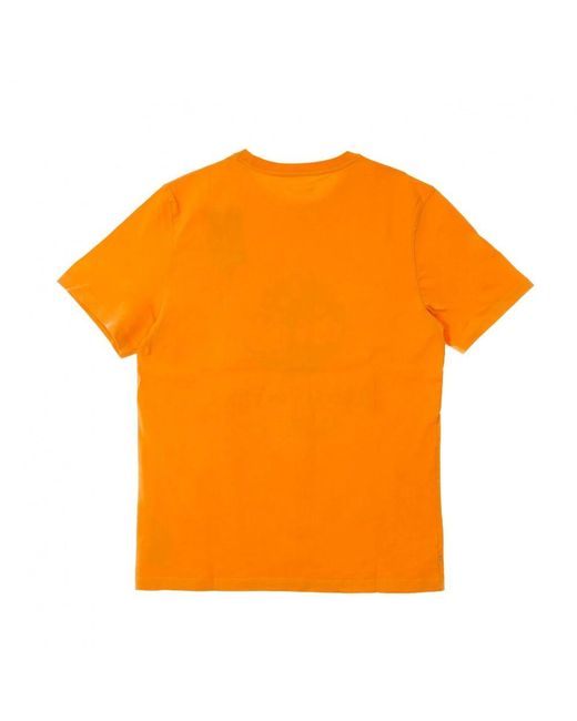 Timberland Dark Cheddar Front Tee in Orange für Herren