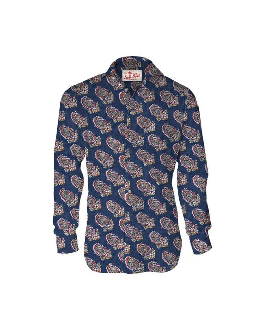 Mc2 Saint Barth Blue Casual Shirts for men
