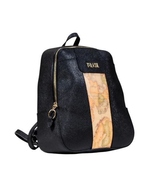 Alviero Martini 1A Classe Blue Damenrucksack Mit Geo Classic Print