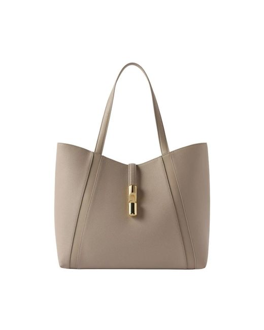 Furla Gray Tote Bags